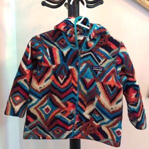 Patagonia bright print 2T fleece jacket